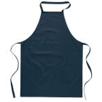 KITAB Kitchen apron in cotton Navy