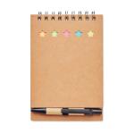 MULTIBOOK Notizbuch mit Klebezetteln Beige