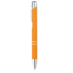 AOSTA Ball pen in rubberised finish Orange