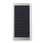 SOLAR POWERFLAT Solar Powerbank 8000 mAh Silber matt