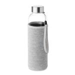 UTAH GLASS Glass bottle in pouch 500ml Convoy grey