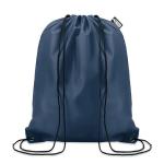 SHOOPPET 190T RPET drawstring bag Navy