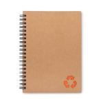 PIEDRA Mineral paper notebook 70 line Orange