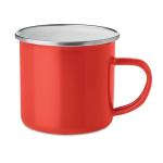 PLATEADO Metal mug with enamel layer Red