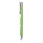 BERN PECAS Wheat Straw/ABS push type pen Green