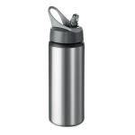 ATLANTA Aluminium bottle 600 ml Flat silver