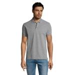 PRIME MEN PRIME HERREN POLO 200g, Grau Melange Grau Melange | L