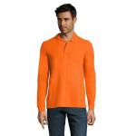 PERFECT LSL MEN PERFECT MEN LSL POLO 180g, orange Orange | L