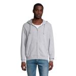 SPIKE MEN ZIP HOODIE SWEAT, Grey melange Grey melange | L