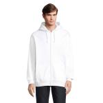 CARTER Full Zip Hoodie, white White | XS