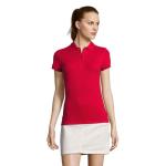 PASSION DAMEN POLO 170g, rot Rot | L