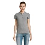 PASSION WOMEN POLO 170g, Grey melange Grey melange | S