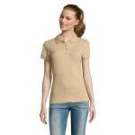 PASSION DAMEN POLO 170g, Sand Sand | L