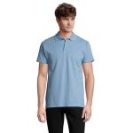 SPRING II MEN Polo 210g, sky blue pique Sky blue pique | L