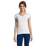 MOON WOMEN T-SHIRT 150g, white White | L