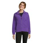 NORTH WOMEN ZIPPED FLEECE, darkviolet Darkviolet | L