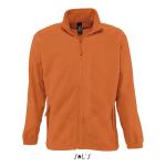 NORTH Zipped Fleece Jacket, orange Orange | XS