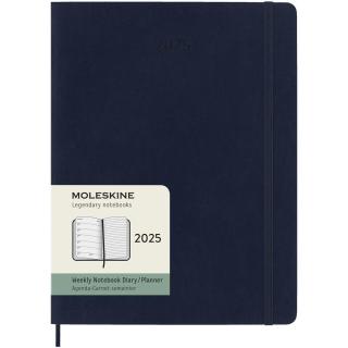 Moleskine soft cover 12 month weekly XL planner Sapphire