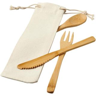 Celuk bamboo cutlery set Nature