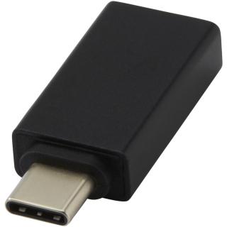 ADAPT USB C auf USB A 3.0 Adapter aus Aluminium Schwarz