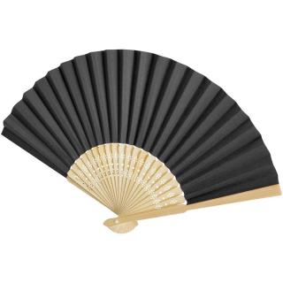 Carmen hand fan Black