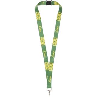 Addie sublimation lanyard, black/white Black/white | 25mm