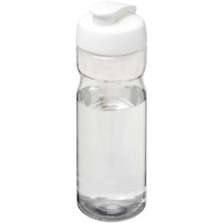 H2O Active® Base Tritan™ 650 ml flip lid sport bottle Transparent white