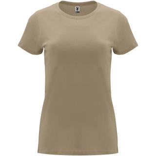 Capri short sleeve women's t-shirt, sand Sand | 3XL