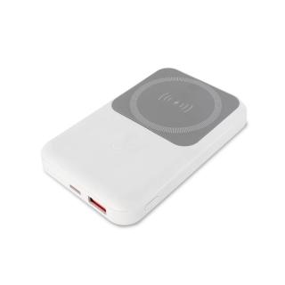 Powerbank Clock Wireless Weiß | 10.000 mAh