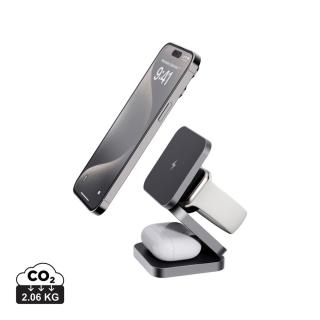 XD Xclusive Terra RCS recycled aluminum foldable 3 in 1 15W charger 