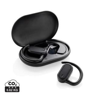 XD Collection Fitsound RCS recycled plastic open ear TWS earbuds 