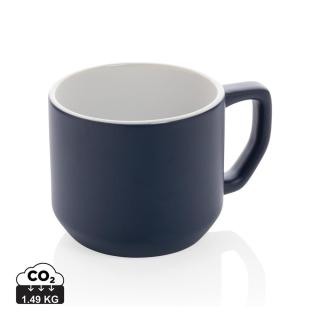 XD Collection Ceramic modern mug 350ml Navy