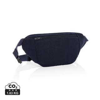 XD Collection Impact Aware™ 285g/m² ungefärbte rCanvas-Gürteltasche Navy