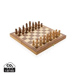 XD Collection Luxury wooden foldable chess set 