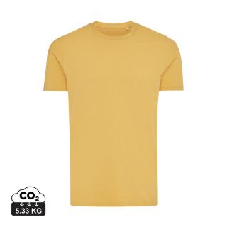 Iqoniq Bryce recycled cotton t-shirt, ocher yellow Ocher yellow | S