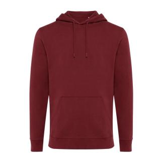 Iqoniq Jasper recycled cotton hoodie, Burgundy red Burgundy red | 3XL