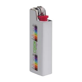 BIC® Aluminium Flat Case Silver