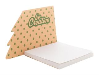 CreaStick Xmas Eco custom sticky notepad, Christmas tree 