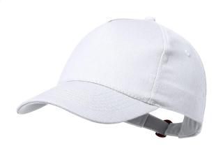 Brauner Baseball-Cap Weiß