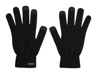 Retouch RPET touch screen gloves Black