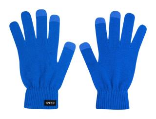 Brolyn RPET Tourchscreen-Handschuhe Blau