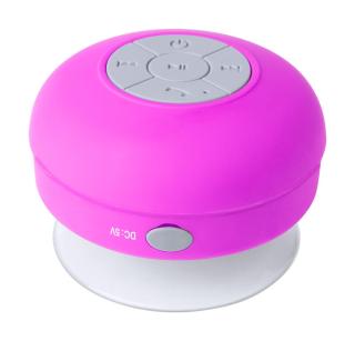 Rariax splashproof bluetooth speaker Pink/white