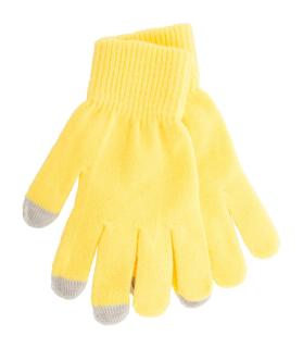 Actium touch screen gloves Grey/yellow