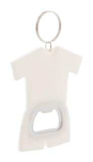 Soccer bottle opener keyring 