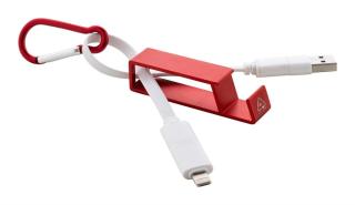 Cappy USB charger cable Red