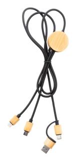 Cobbel USB-Ladekabel, natur Natur,schwarz