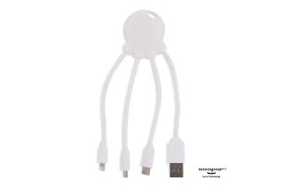 2087 | Xoopar Eco Octopus Charging cable White