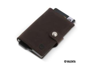 7217 | Valenta Card Case Plus Wallet Brown