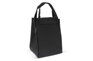 Gefaltete Kühltasche und Picknickmatte Schwarz