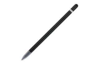 Long-life aluminum pencil with eraser Black